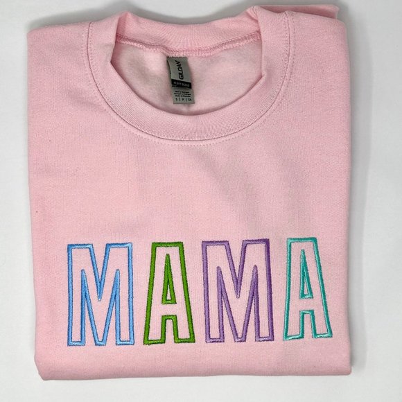 Embroidered Mama Sweatshirt - Picture 3 of 3